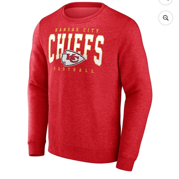 Kansas City Chiefs Adult Crewneck Sweatshirt - Picture 1 of 5